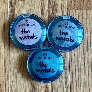 *NEW Essence The Metals Eyeshadows Set of 3- 4g each!